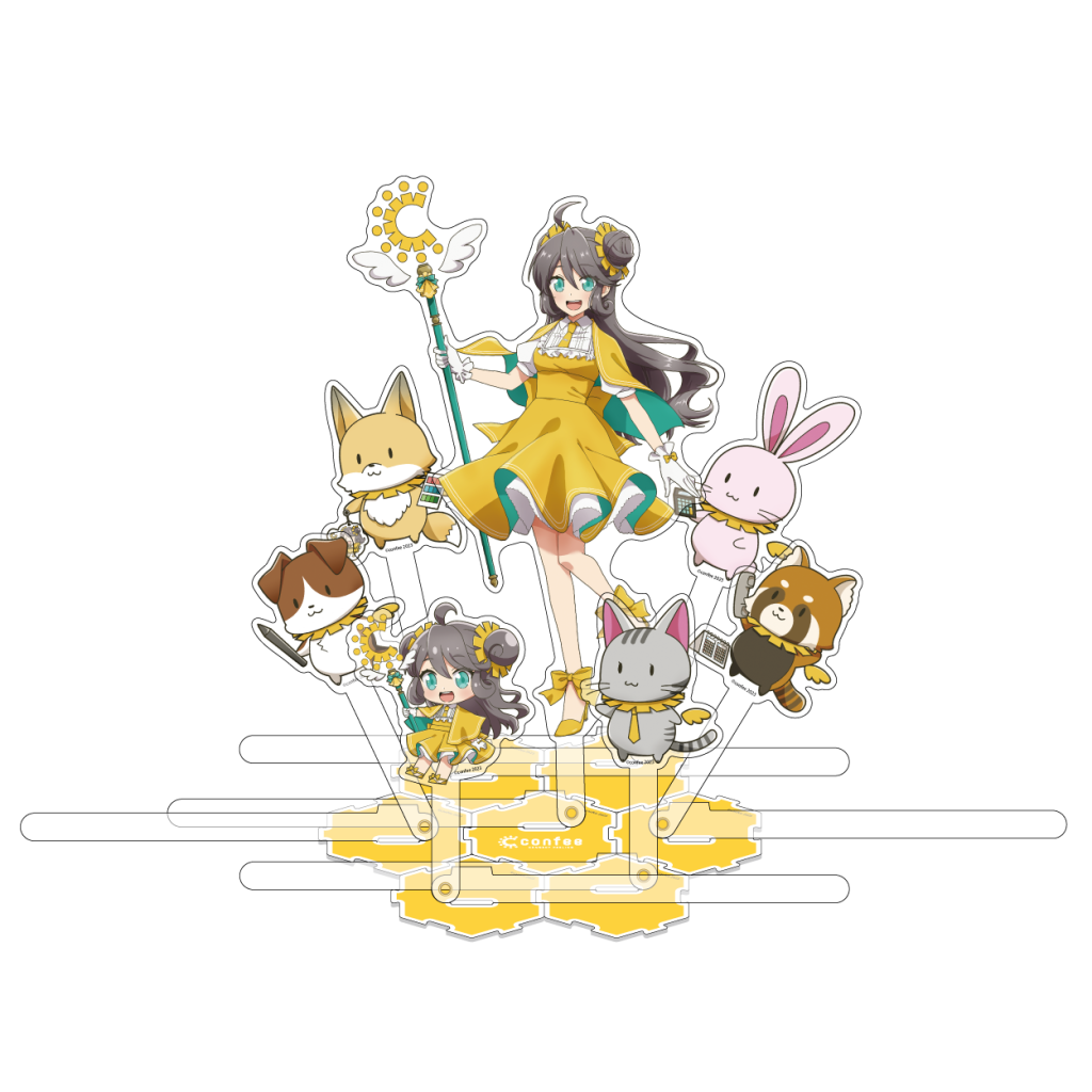 可動式アクリルスタンド(持ち手付き)