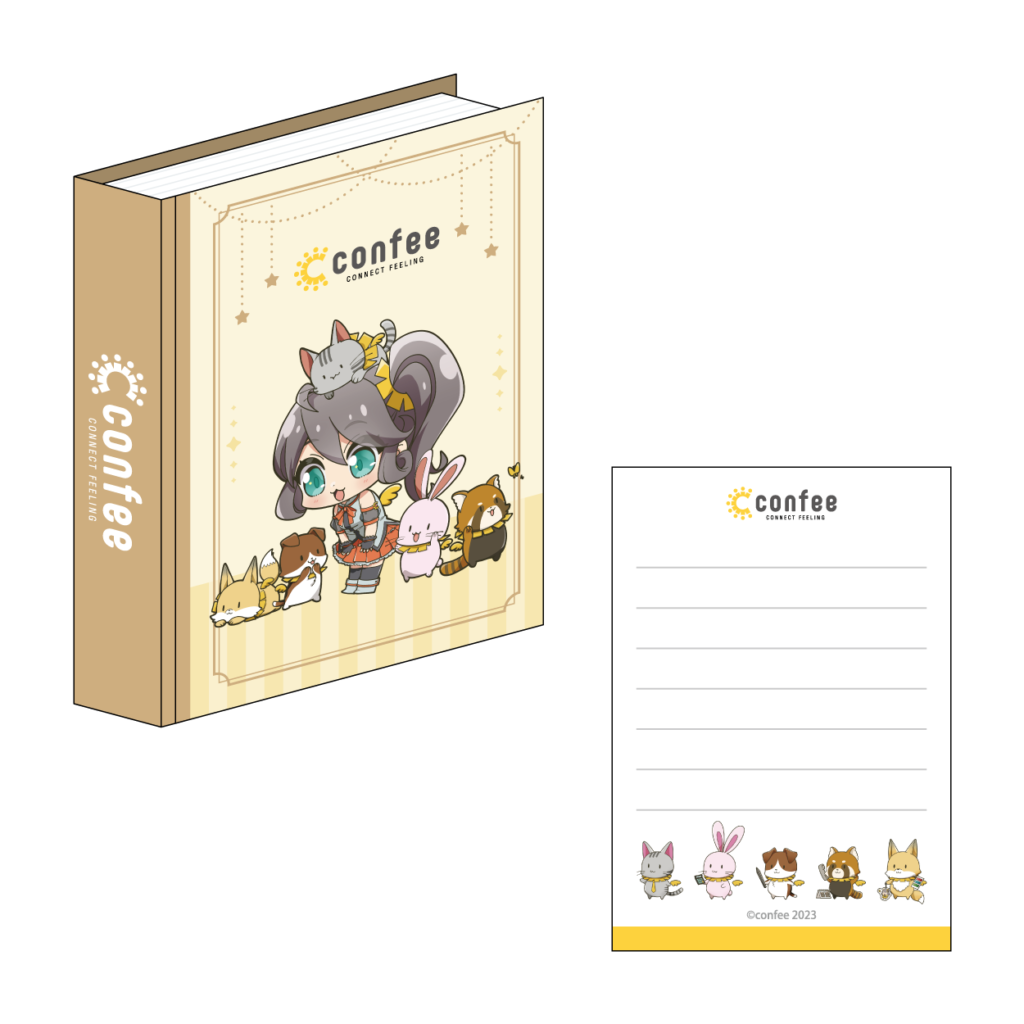 ブック型メモ帳