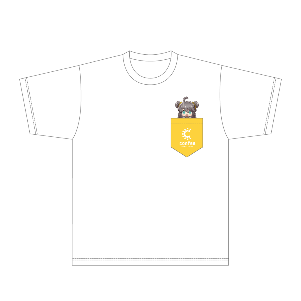 Tシャツ(ポケット付き)